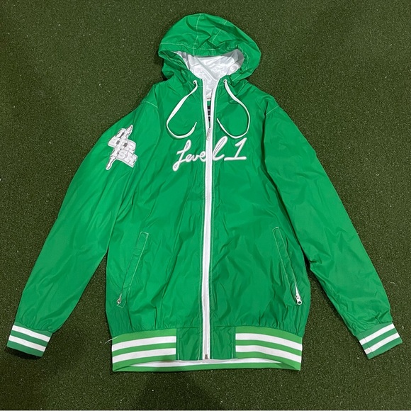 Jiberish x Level 1 Varsity Windbreakr - Picture 1 of 5